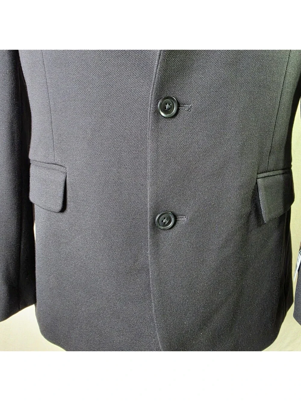 J. Ferrar 360 Stretch Mens Slim Fit Suit Jacket M 38/40S Black NWT $140
